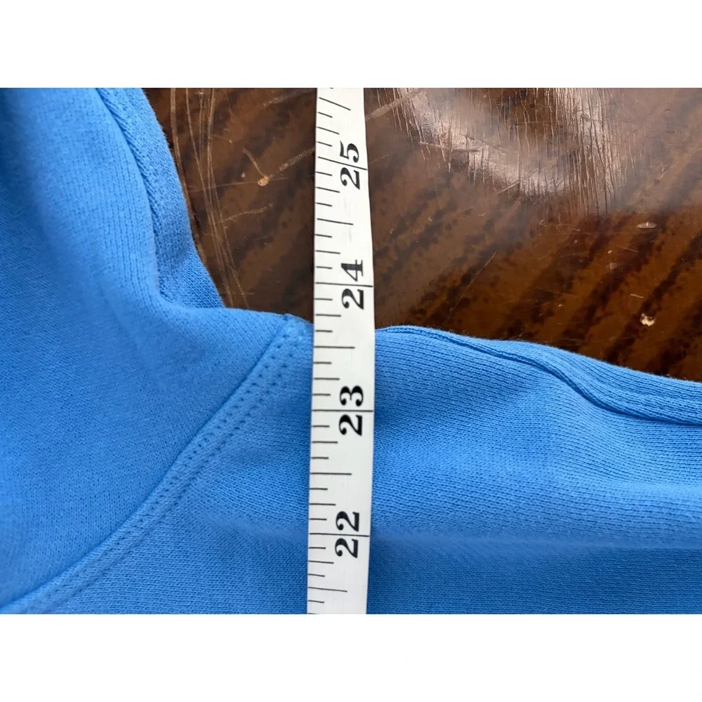 Lululemon Perfectly Oversized Crewneck Sweatshirt Sz M Cyan Blue Pullover Lounge